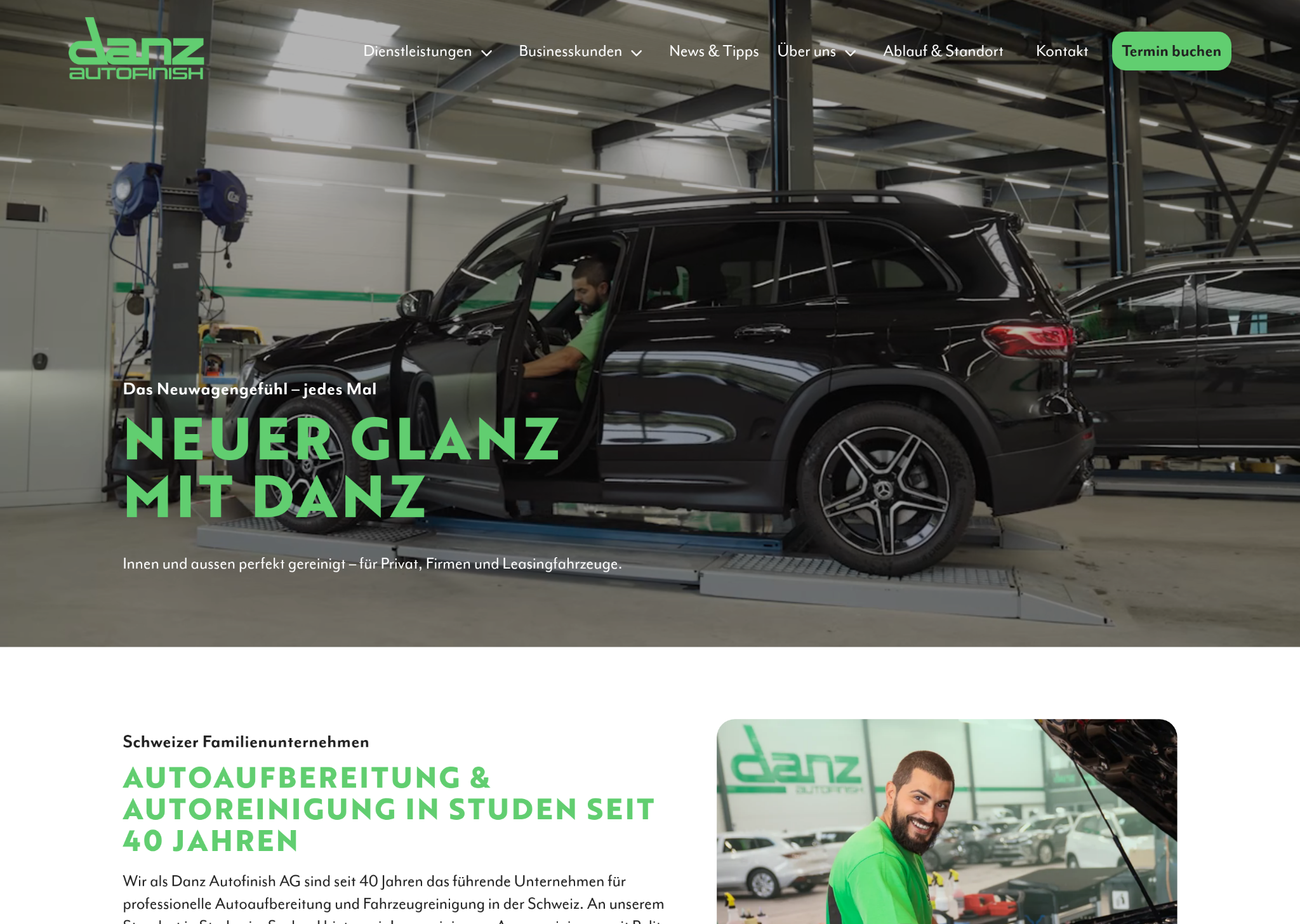 Website Danz Autofinish