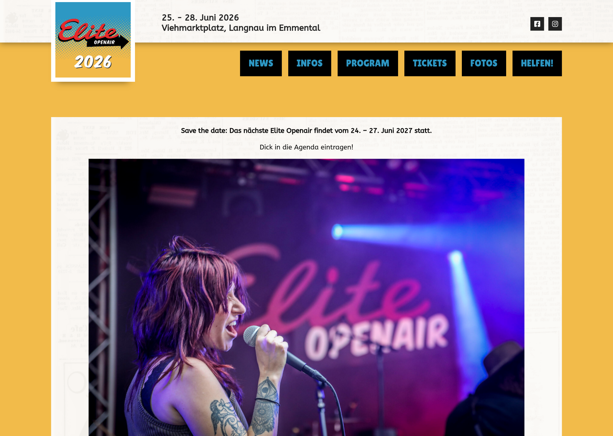 Website Elite Openair