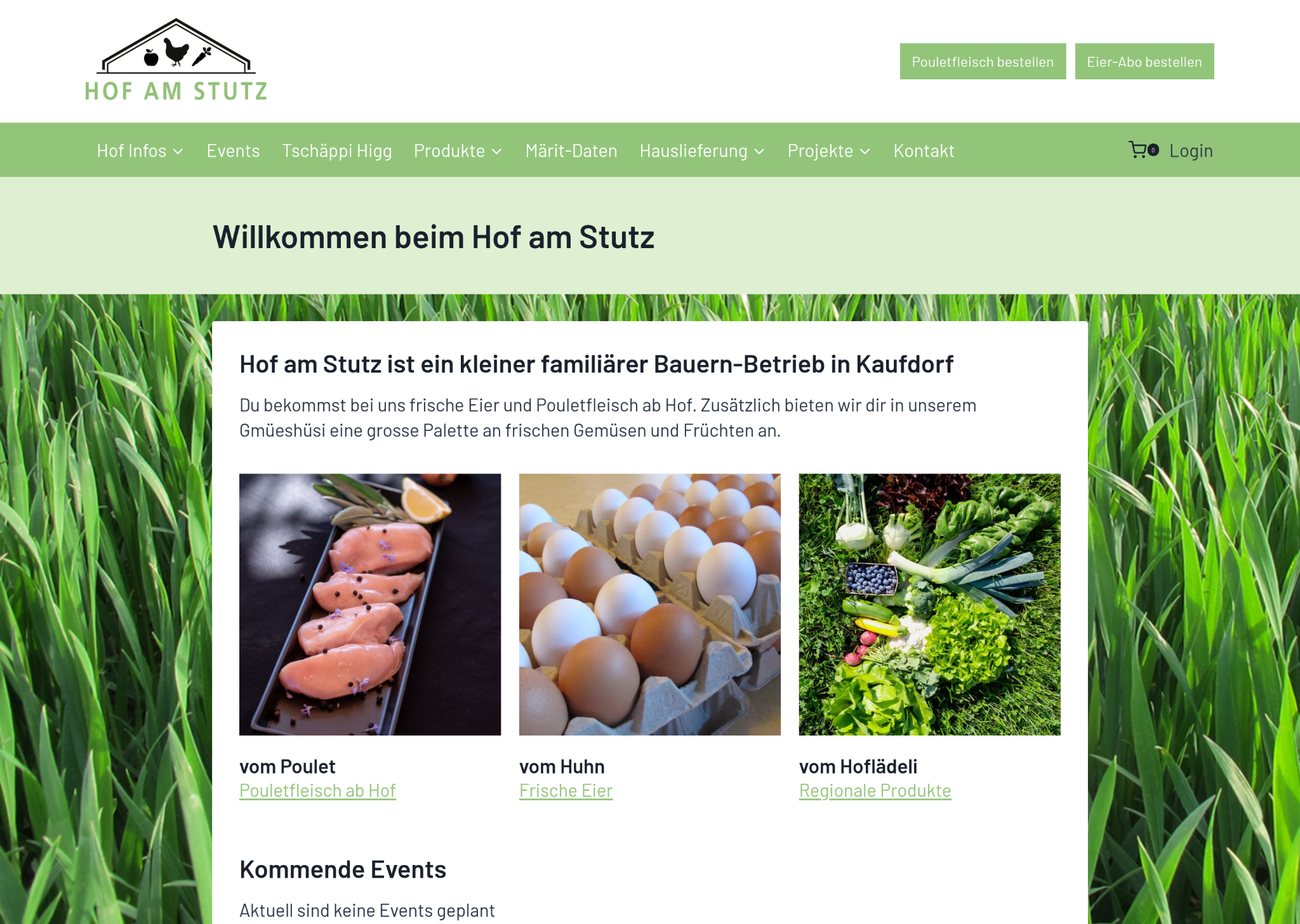 Website Hof am Stutz