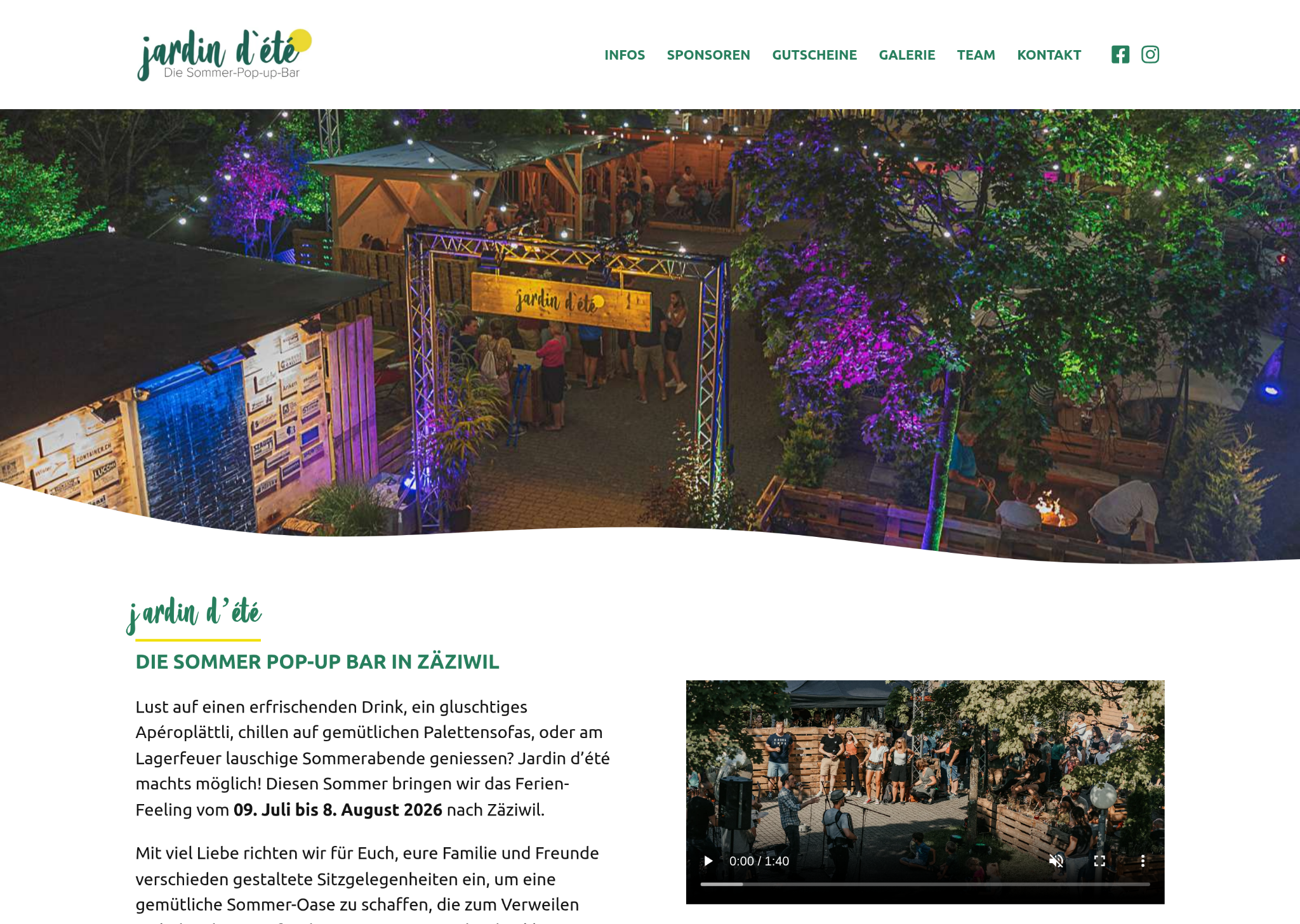 Website Jardin d Ete