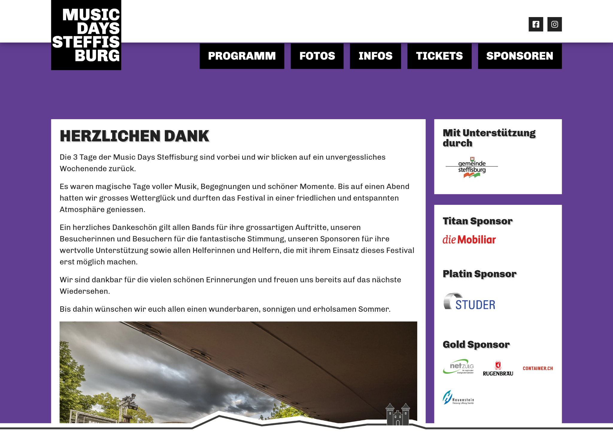 Website Music Days