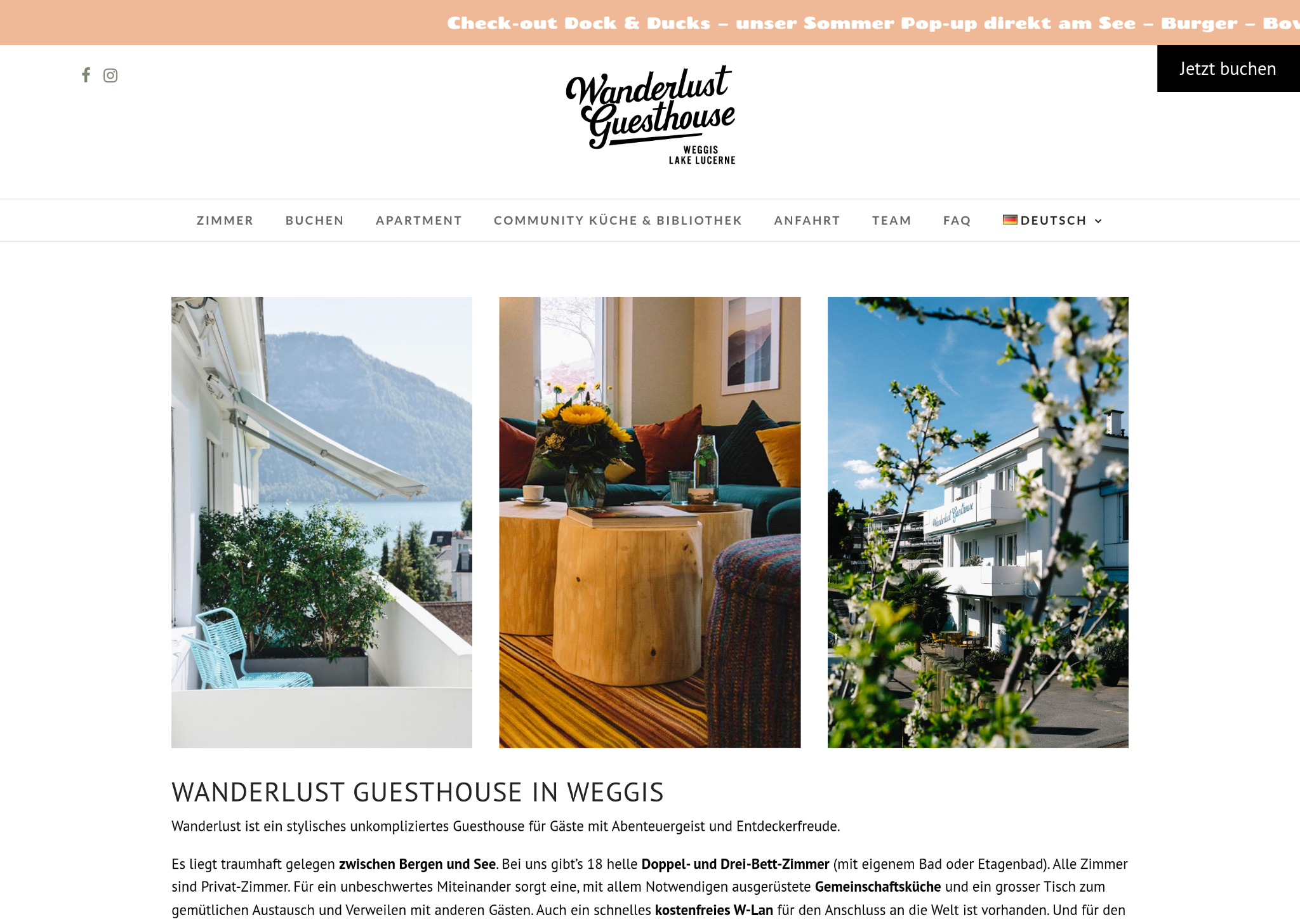 Website Wanderlust Guesthouse